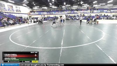 184 lbs Cons. Round 4 - Colin O`Neill, Elmhurst University vs Gavin Kohel, Wisconsin-Whitewater