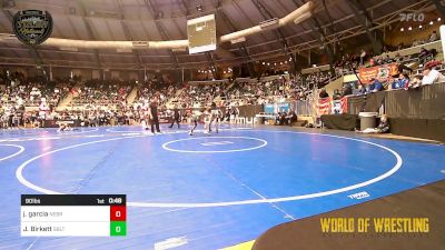 90 lbs Consi Of 8 #1 - James Garcia, Nebraska Elite vs Joe Birkett, Sebolt Wrestling Academy