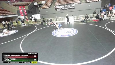 138 lbs Cons. Round 3 - Troy Torres, California vs Edgar Hernandez-Fernandez, Madera South High School Wrestling