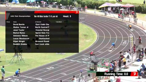Youth Men's 400m Hurdles, Prelims 3 - Age 17-18