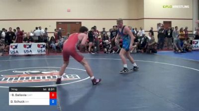 74 kg Rnd Of 64 - Brandon Dallavia, Stanford - California RTC vs Dylan Schuck, SMI