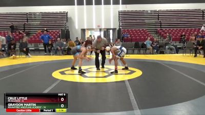 100 lbs Round 1 (8 Team) - Graydon Martin, Roundtree Wrestling Academy vs Cruz Little, PA Alliance