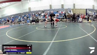 83 lbs Quarterfinal - Peyton Fowler, KY vs Michael Rundell, IL