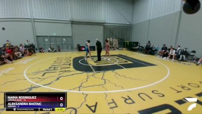 138 lbs Placement Matches (8 Team) - Naima Rodriguez, Virginia Blue vs Aleksandra Bastaic, Indiana