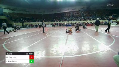 72 lbs Final - Maddex Ewy, Tonkawa vs Jaxon Randle, Chickasha Wrestling