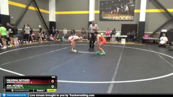 106 lbs Round 2 (6 Team) - Mileena Notaro, Nebraska Vipers Scarlet vs Ava Mcneal, Braided Brutes