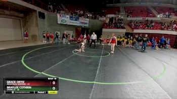 126 lbs Quarters & 1st Wb (16 Team) - Braylee Cothrin, Amarillo vs Grace Ortiz, Midlothian Heritage