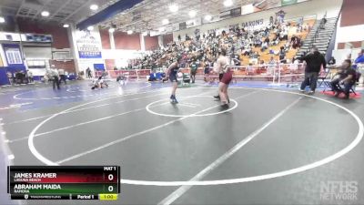 152 lbs Cons. Round 2 - James Kramer, Laguna Beach vs Abraham Maida, Ramona