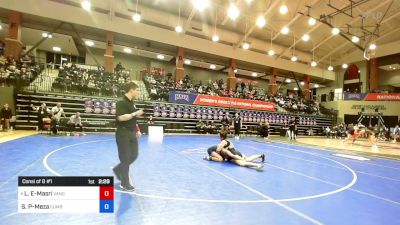 170 lbs Consi Of 8 #1 - Lily El-Masri, Vanguard (Calif.) vs Saiheron Preciado-Meza, Cumberlands (Ky.)