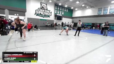 235 lbs Semifinal - Emmale Americano, Hemet vs Kyree Rubio, Canyon Springs