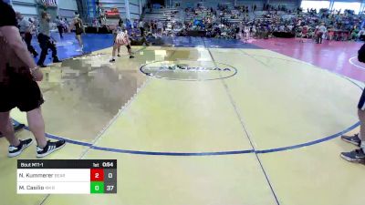 112 lbs Rr Rnd 1 - Nathan Kummerer, Bearcat Wrestling Club vs Mario Casilio, 4M Ride Out