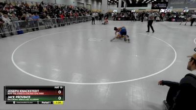 138 lbs Champ. Round 2 - Joseph Knackstedt, Beat The Streets Chicago-Oak Park vs Jace Province, Oklahoma Wrestling Academy