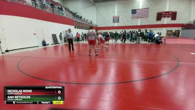 285 lbs Quarterfinal - Sam Reynolds, Lucas Lovejoy vs Nicholas Rowe, Lucas Lovejoy