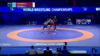 92 kg Final 3-5 - Zahid Valencia, United States vs Arash Yoshida, Japan