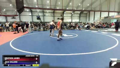 175 lbs Champ. Round 3 - Grayson James, WA vs Jack Dalling, CA