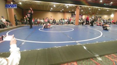 71-77 lbs Quarterfinal - Dawson Thompson, NORTH DESOTO WRESTLING ACADEMY vs Forrest Rose, Best Trained