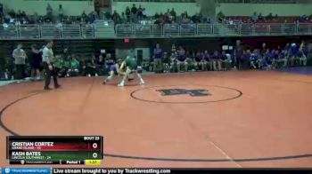 132 lbs Round 6 (8 Team) - Cristian Cortez, Grand Island vs Kash Bates, Lincoln Southwest