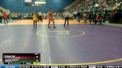 3 - 175 lbs Cons. Round 1 - Ethan Fox, Heritage HS (Lynchburg) vs Amere Minott, Petersburg