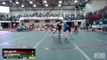 285 lbs 7th Place Match - Paul Mcclure, Boyle County vs Joe Scarborough, Oldham County