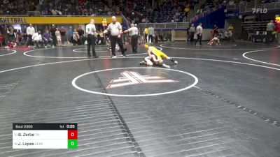 75 lbs Quarterfinal - Brylan Zerbe, Tri Valley vs Jack Lopes, Derry