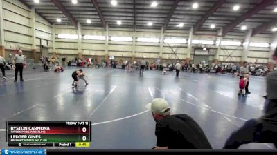 53+ Semifinal - Ryston Carmona, Payson Pride Wrestling vs Ledger Gines, Fremont Wrestling Club