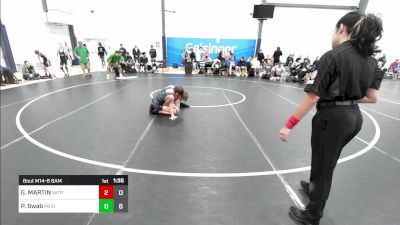 103 lbs Quarterfinal - GRAYDON MARTIN, Virginia Team Predator vs Pilot Swab, Michigan Grapplers