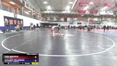 170 lbs Cons. Round 5 - Cara Broadus, Sacred Heart vs Myranda Velazquez, Unattached - Nebraska