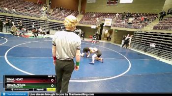 99 lbs 2nd Place Match - Travis Angus, Uintah Wrestling vs Trayl Moat, Millard