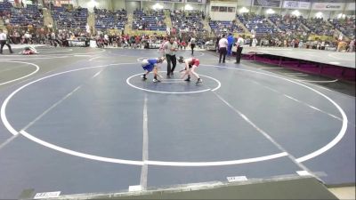 80 lbs Round Of 16 - Zebadiah Bloom, Gilpin vs Layf Skadberg, Las Animas Junior High