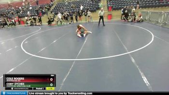 120 lbs 2nd Place Match - Cody Dyches, Champions Wrestling Club vs Cole Rogers, Headwaters WC