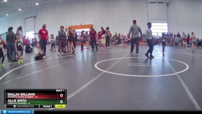 45 lbs Semis (4 Team) - Dallas Williams, Palmetto State Academy vs Ollie Smith, Carolina Reapers