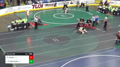 117 lbs Round Of 32 - Alex Wylly, Allegheny Valley vs Dominic Reynolds, Faith Christian Academy