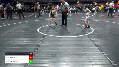 55 lbs Rd 6 - Consi Of 4 - Colvin Smith, Central vs Daxon Bench, Bethel Park