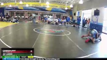 170 lbs Round 7 (8 Team) - Sef Sadeek, Backyard Boyz Black vs Cameron Gray, Wellington