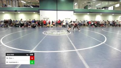 285 lbs Round Of 16 - Willie Cox, AL vs Marko Ivanisevic, IL