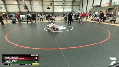 138 lbs Cons. Round 4 - James Graves, Bonners Ferry Wrestling Club vs Mason Daily, Washington