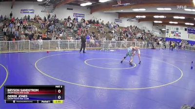 120 lbs 5th Place Match - Bryson Sandstrom, Salem Elite Mat Club vs Derek Jones, Salem Elite Mat Club