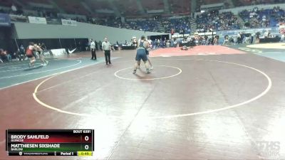 6A-285 lbs Cons. Round 3 - Brody Sahlfeld, Glencoe vs Matthiesen Sixshade, Barlow