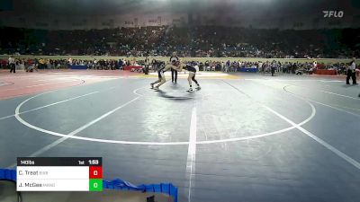 140 lbs Round Of 16 - Colton Treat, Bixby vs Jonathan McGee, Mangum Wrestling