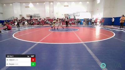 115 lbs Rr Rnd 1 - Willow Welch, Lions Wrestling Academy vs Ali Hayes, Choctaw Ironman Youth Wrestling