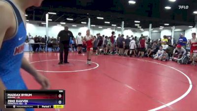 106 lbs Round 2 (8 Team) - Patrick Dowty, Indiana vs Domenek Williams, Minnesota Red