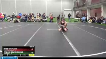 126 lbs Round 1 (4 Team) - Kale Baumann, Montana Maroon vs Trevan Delagardelle, Iowa White