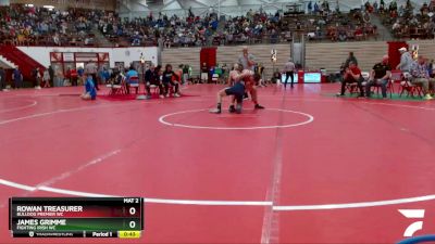 145 lbs Cons. Round 2 - James Grimme, Fighting Irish WC vs Rowan Treasurer, Bulldog Premier WC