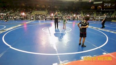 64 lbs Consi Of 16 #1 - Easton Whisler, Mulvane Jr. Wrestling Club vs Evan Hulbutta, Mojo Grappling Academy