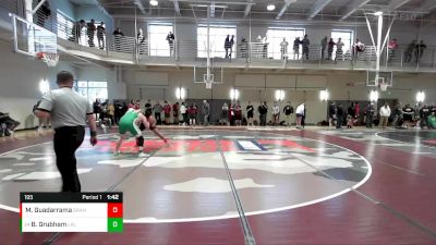 195 lbs Cons. Round 1 - Bradley Grubham, Lakeland High School vs Miguel Guadarrama, Granger