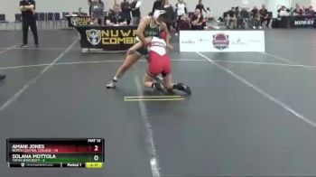 130 lbs Placement - Amani Jones, North Central College vs Solana Mottola, Tiffin University