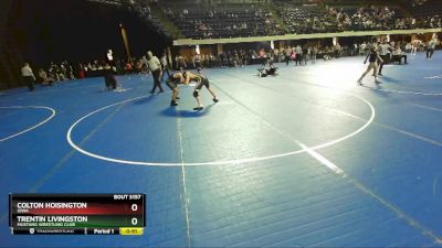 140 lbs Cons. Round 1 - Colton Hoisington, Iowa vs Trentin Livingston, Mustang Wrestling Club