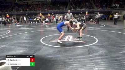 125 lbs Round Of 32 - Tucker Sanford, Youngsville vs Vincenzo Ierubino, Central Bucks West