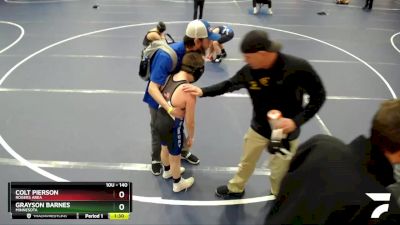 140 lbs Cons. Semi - Colt Pierson, Rogers Area vs Grayson Barnes, Minnesota