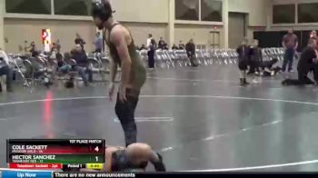 125 lbs Finals (2 Team) - Hector Sanchez, Tennessee Red vs Cole Sackett, Missouri Gold